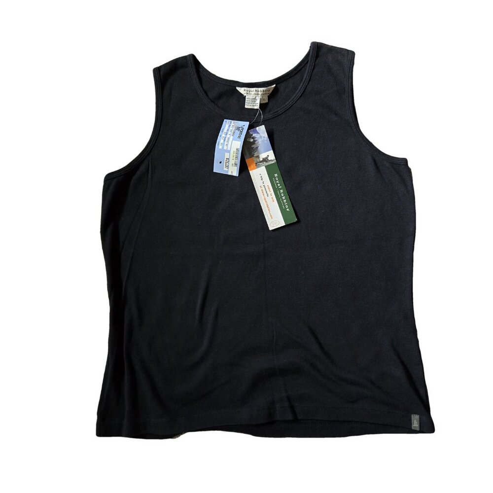 NWT ROYAL ROBBINS Black Cotton Tank XL
